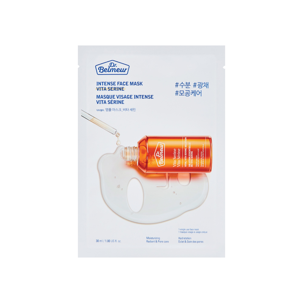 THEFACESHOP Dr. Belmeur Intense Sheet Mask (Vita Serine) - Bundle of 10