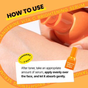 THEFACESHOP Tangerine Vita C Bright Brightening Serum 35ml - Image 8
