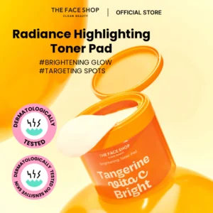 THEFACESHOP Tangerine Vita C Bright Brightening Toner Pad 180ml