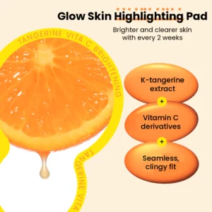 THEFACESHOP Tangerine Vita C Bright Brightening Toner Pad 180ml - Image 3