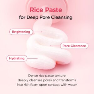 THEFACESHOP Rice Water Bright Facial Foaming Cleanser 150ml - Image 7